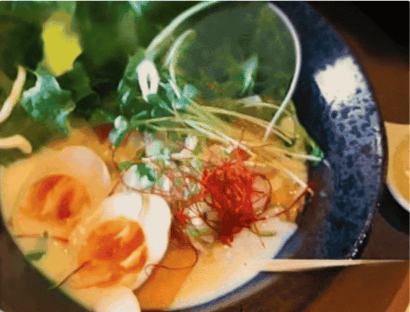 冷やし豆乳出汁うどん